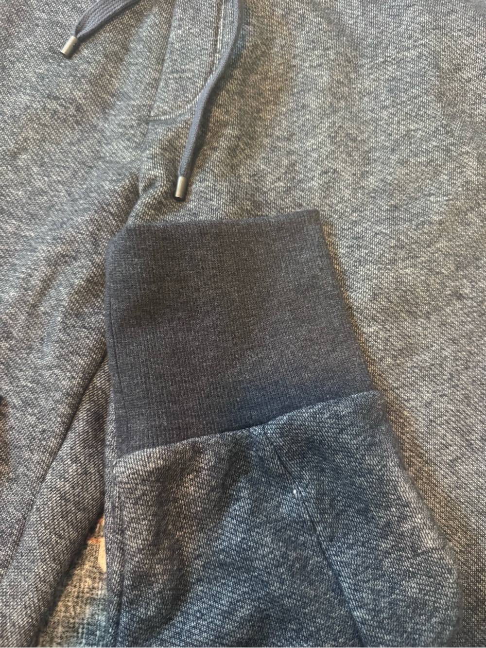 NWOT Vince Women’s Rib Cuff Jogger Sweatpants Heather Indigo Blue 100% Cotton M - Picture 9 of 11
